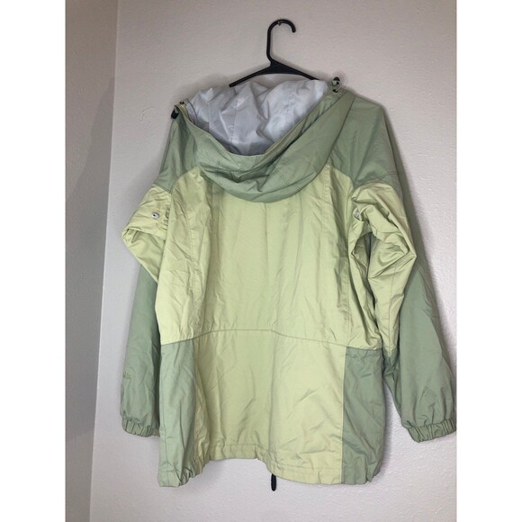 Vintage Columbia Insulated Coat Size Small Full Zipper Green Pockets - Picture 6 of 7